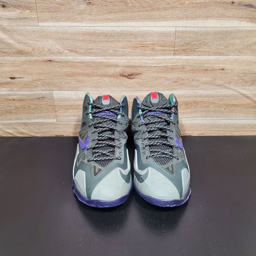Nike Lebron 11 Terracotta Warrior Gray Shoes Women's Size 8.5 - Picture 6 of 10